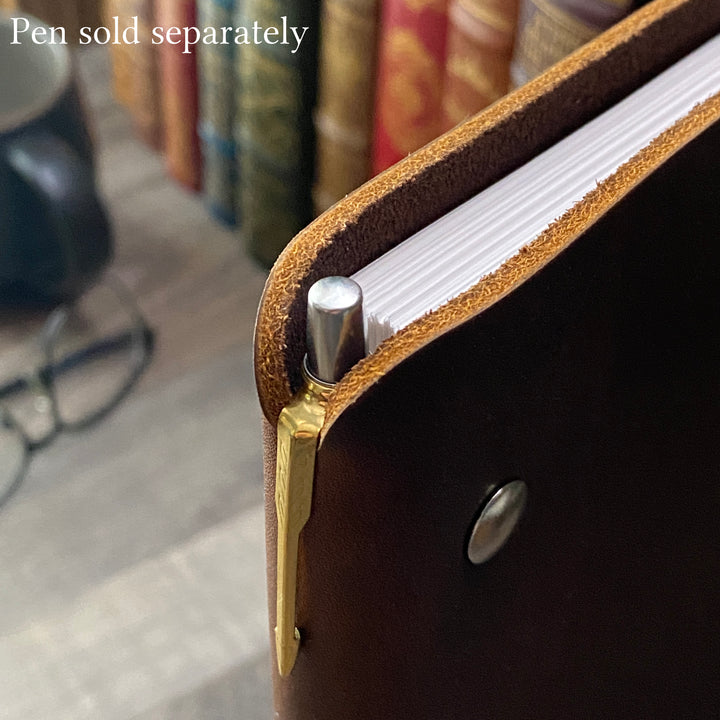 Wide Cut - Refillable Leather Binder