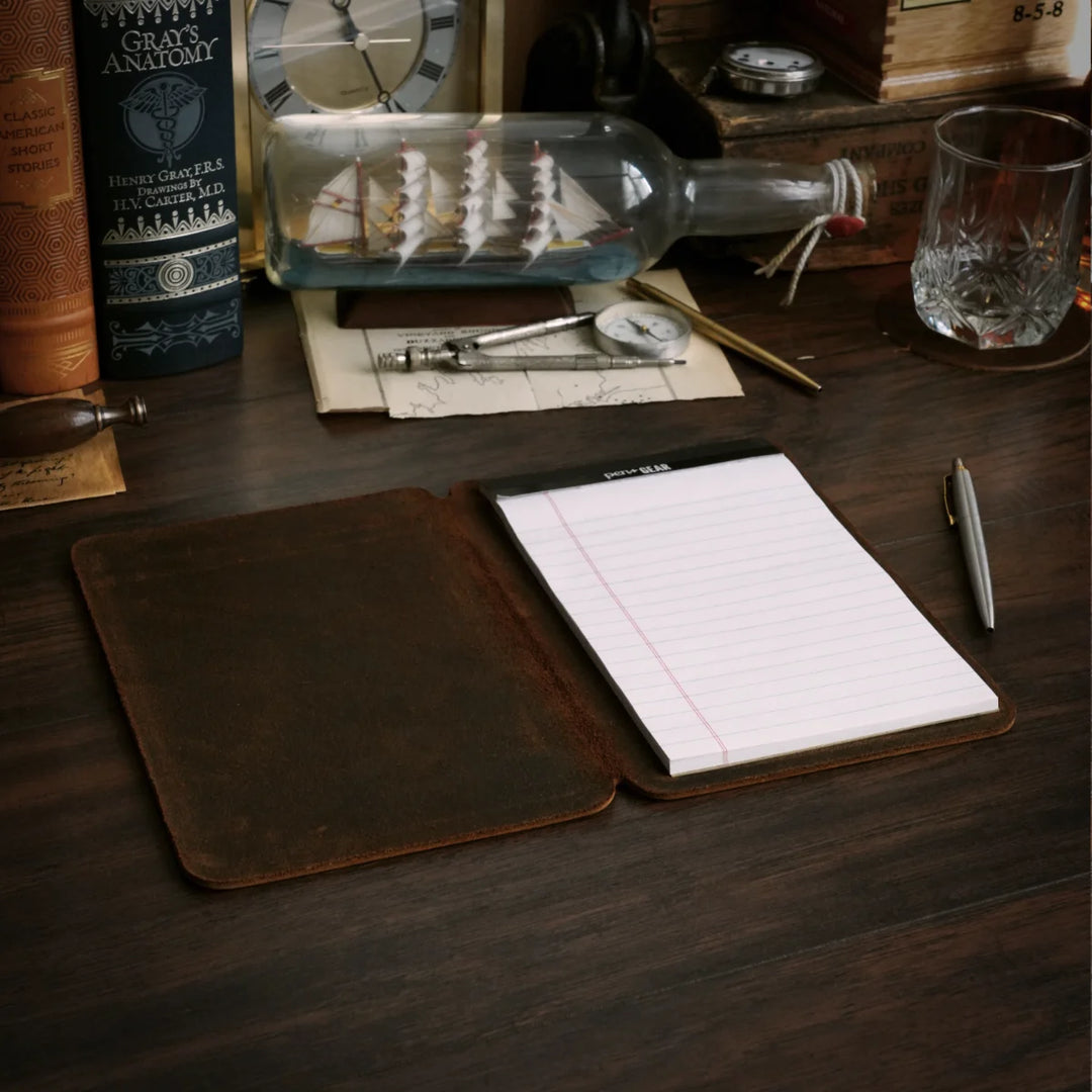 Memo Cut - Refillable Leather Slip Cover