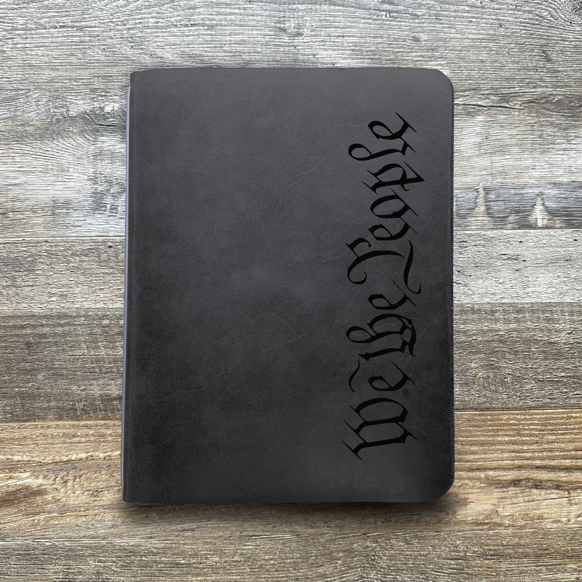 We The People - Engraving Design - Refillable Leather Covers
