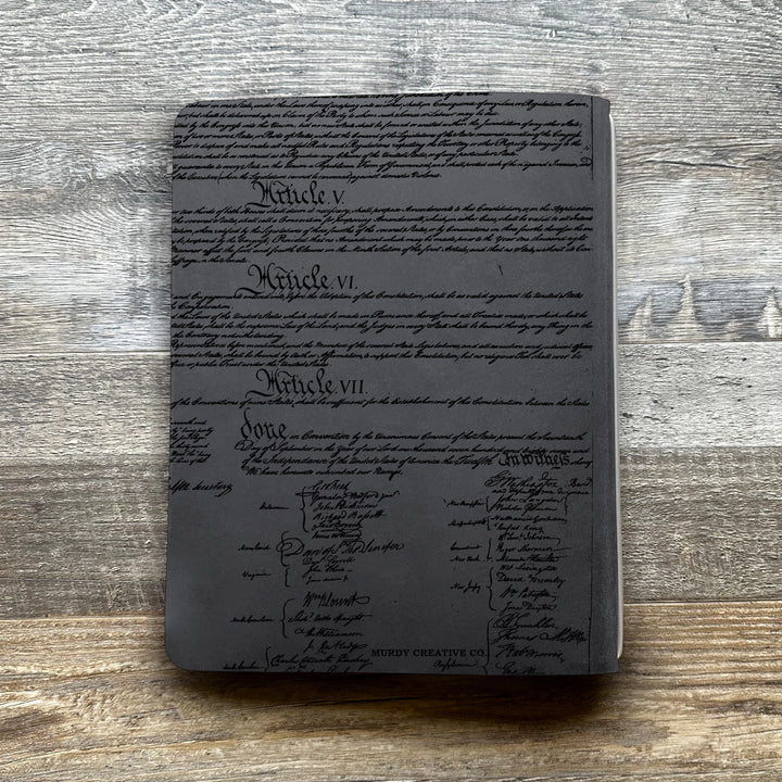 Founding Fathers - Pre-Engraved - Refillable Leather Covers