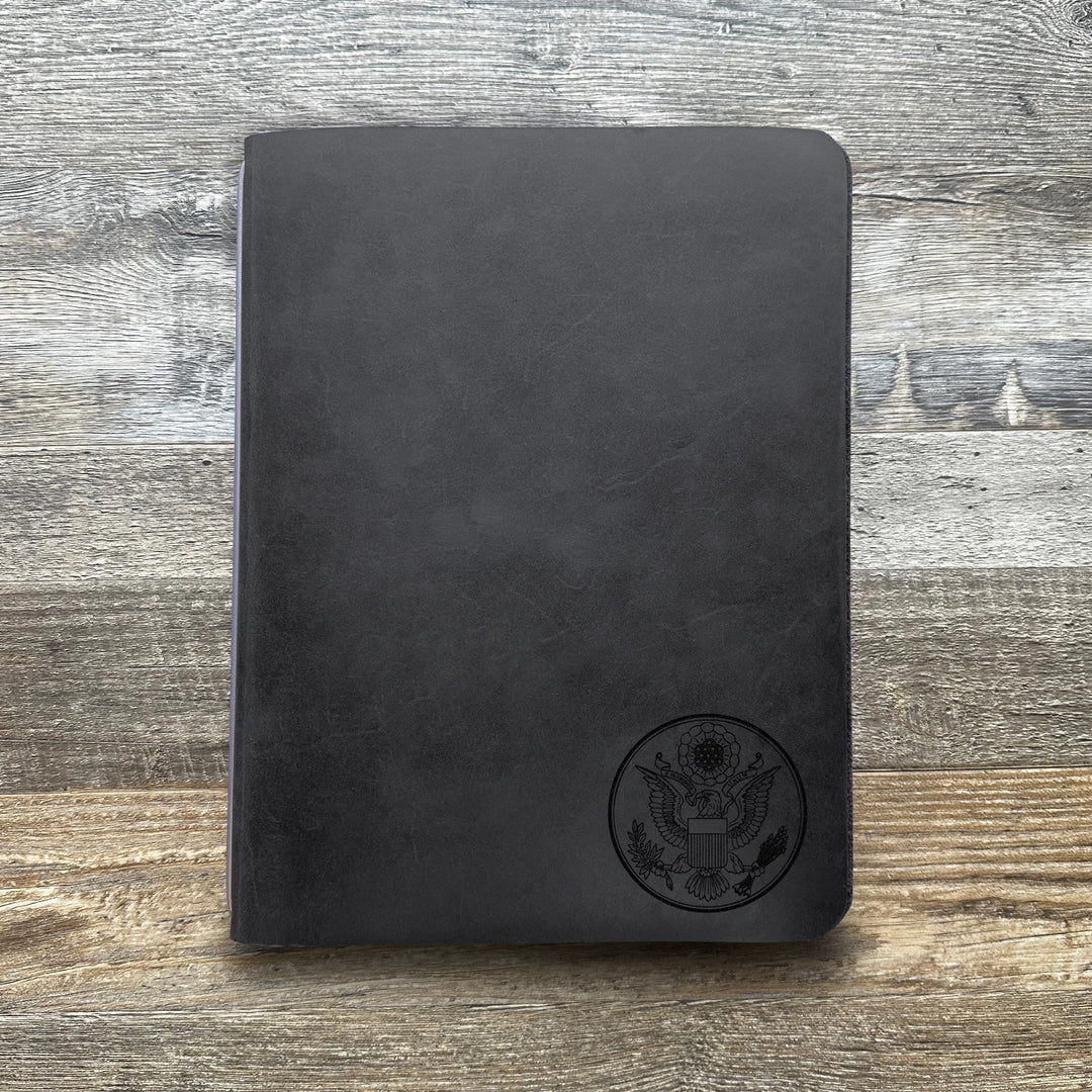 Great Seal - Small - Pre-Engraved - Refillable Leather Covers