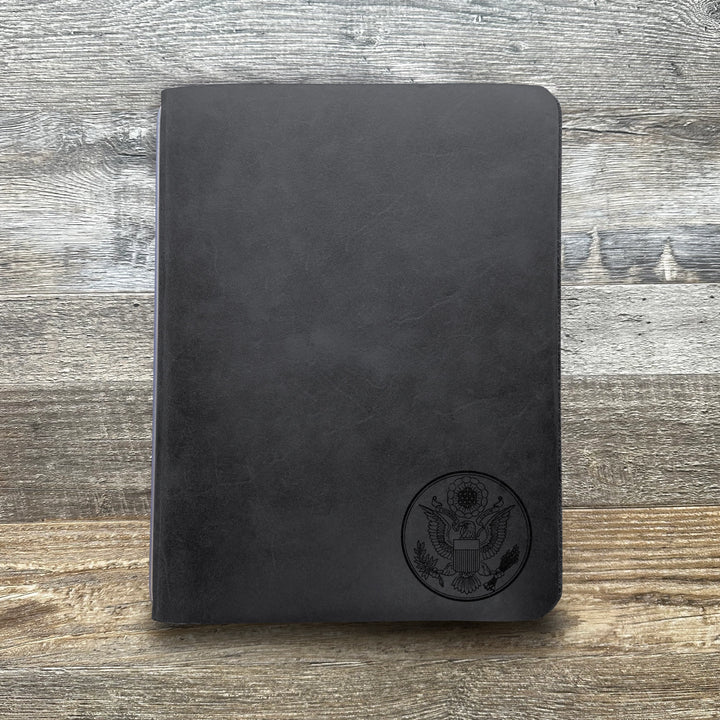 Great Seal - Small - Pre-Engraved - Refillable Leather Covers