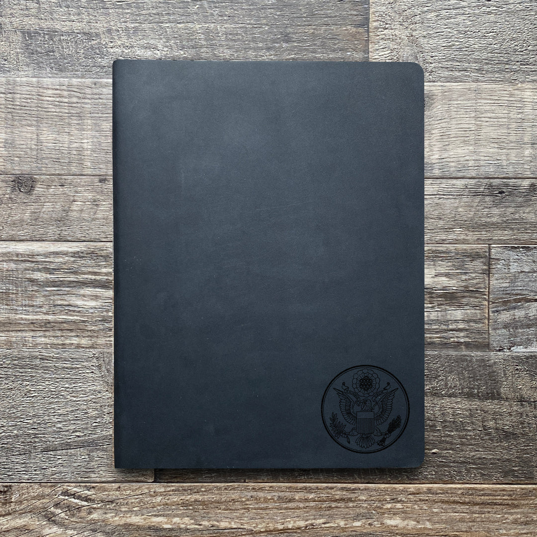 Great Seal - Small - Pre-Engraved - Leather Folder