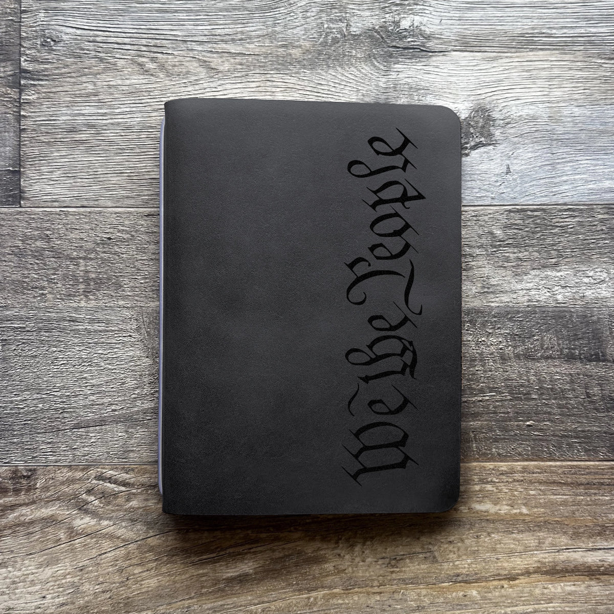 We The People - Engraving Design - Refillable Leather Covers