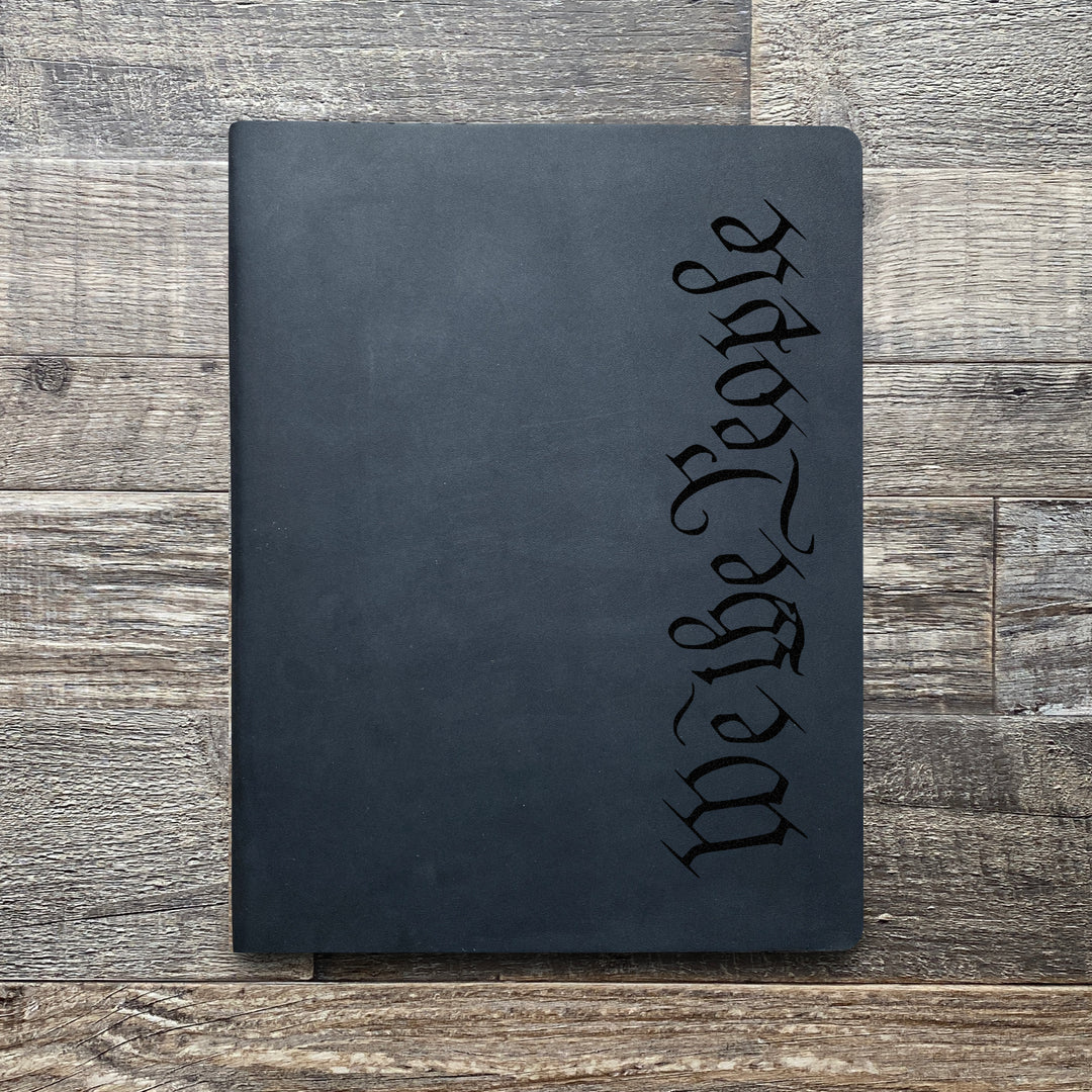We The People - Pre-Engraved - Leather Folder