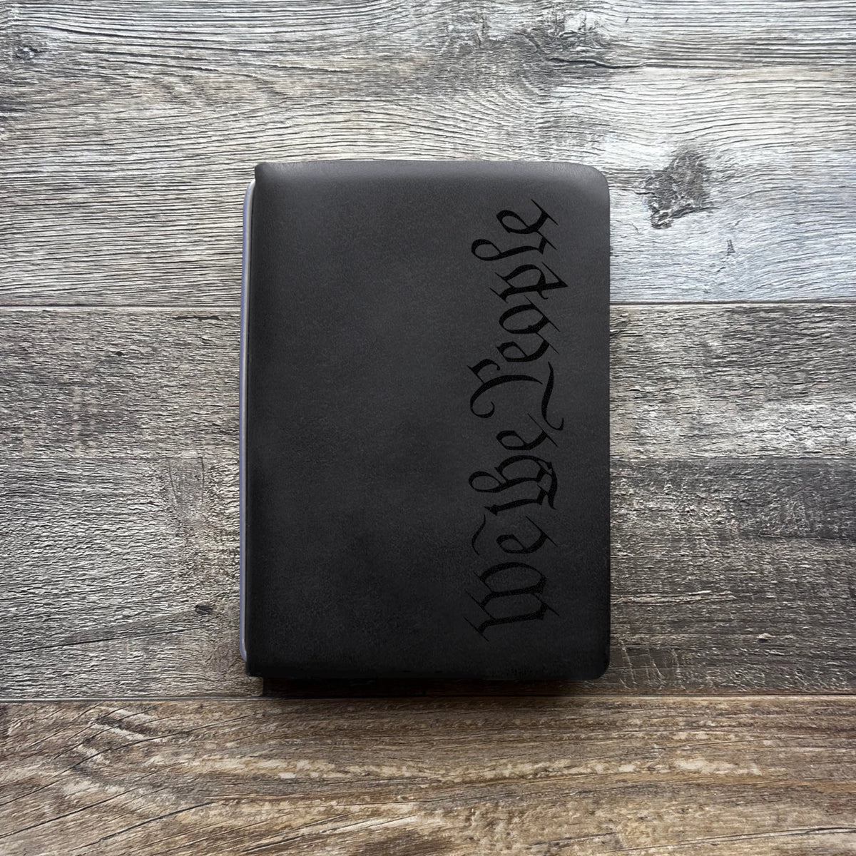 We The People - Engraving Design - Refillable Leather Covers