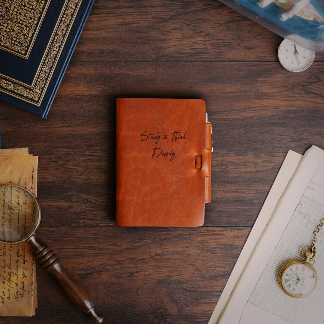 ParkNotes Mini Cut - Refillable Leather Journal