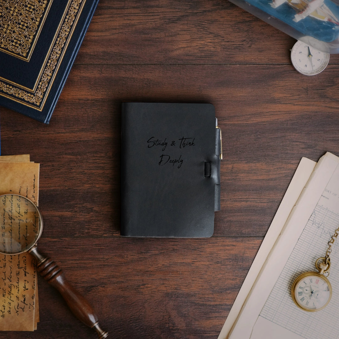 ParkNotes Mini Cut - Refillable Leather Journal