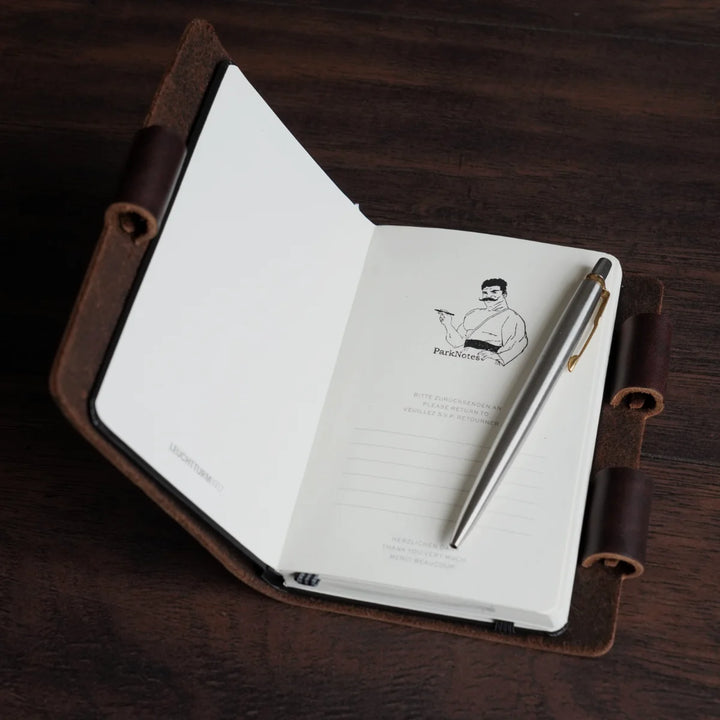 ParkNotes Mini Cut - Refillable Leather Journal