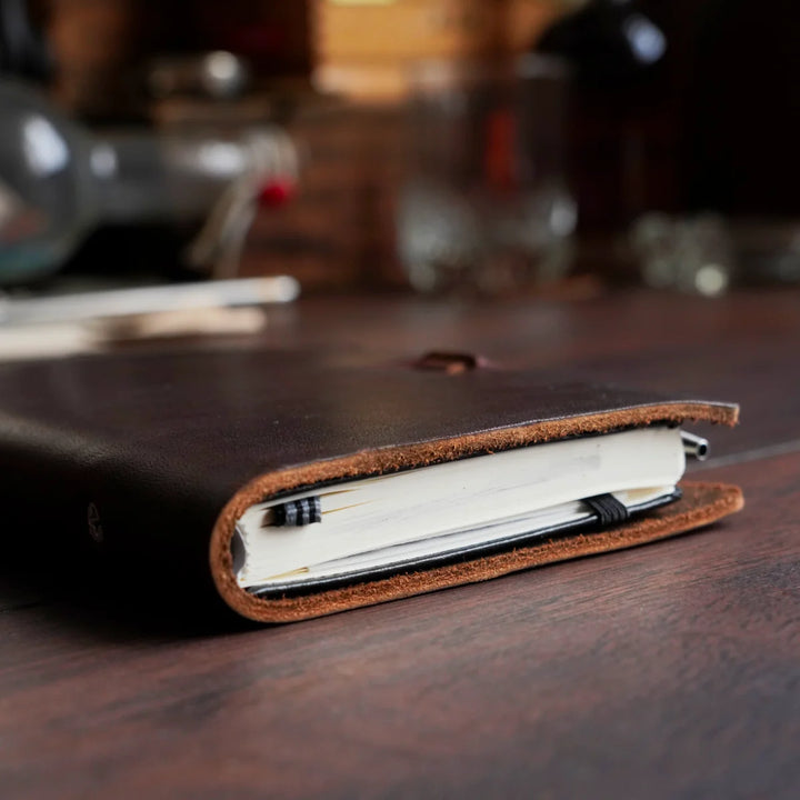 ParkNotes Mini Cut - Refillable Leather Journal