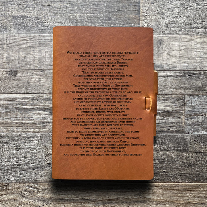 Preamble - Pre-Engraved - Refillable Leather Journals