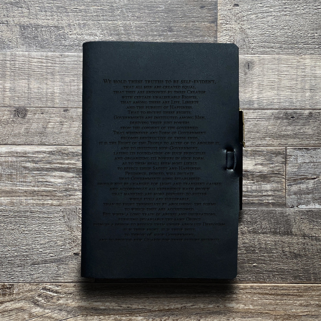 Preamble - Pre-Engraved - Refillable Leather Journals