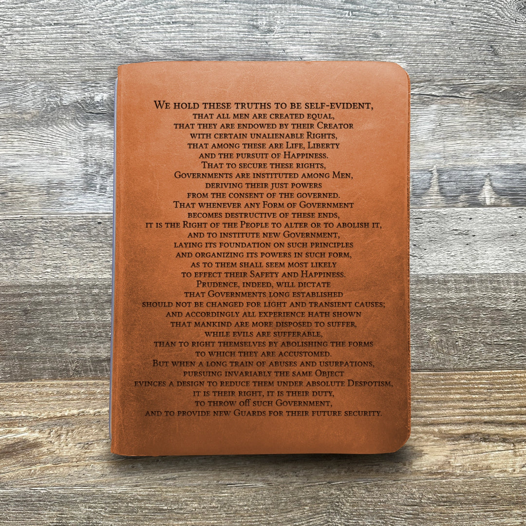 Preamble - Pre-Engraved - Refillable Leather Covers