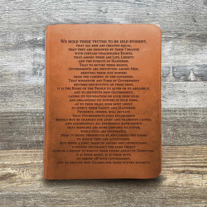 Preamble - Pre-Engraved - Refillable Leather Covers