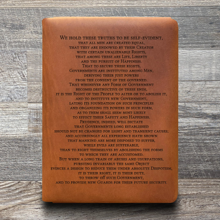 Preamble - Pre-Engraved - Refillable Leather Folios