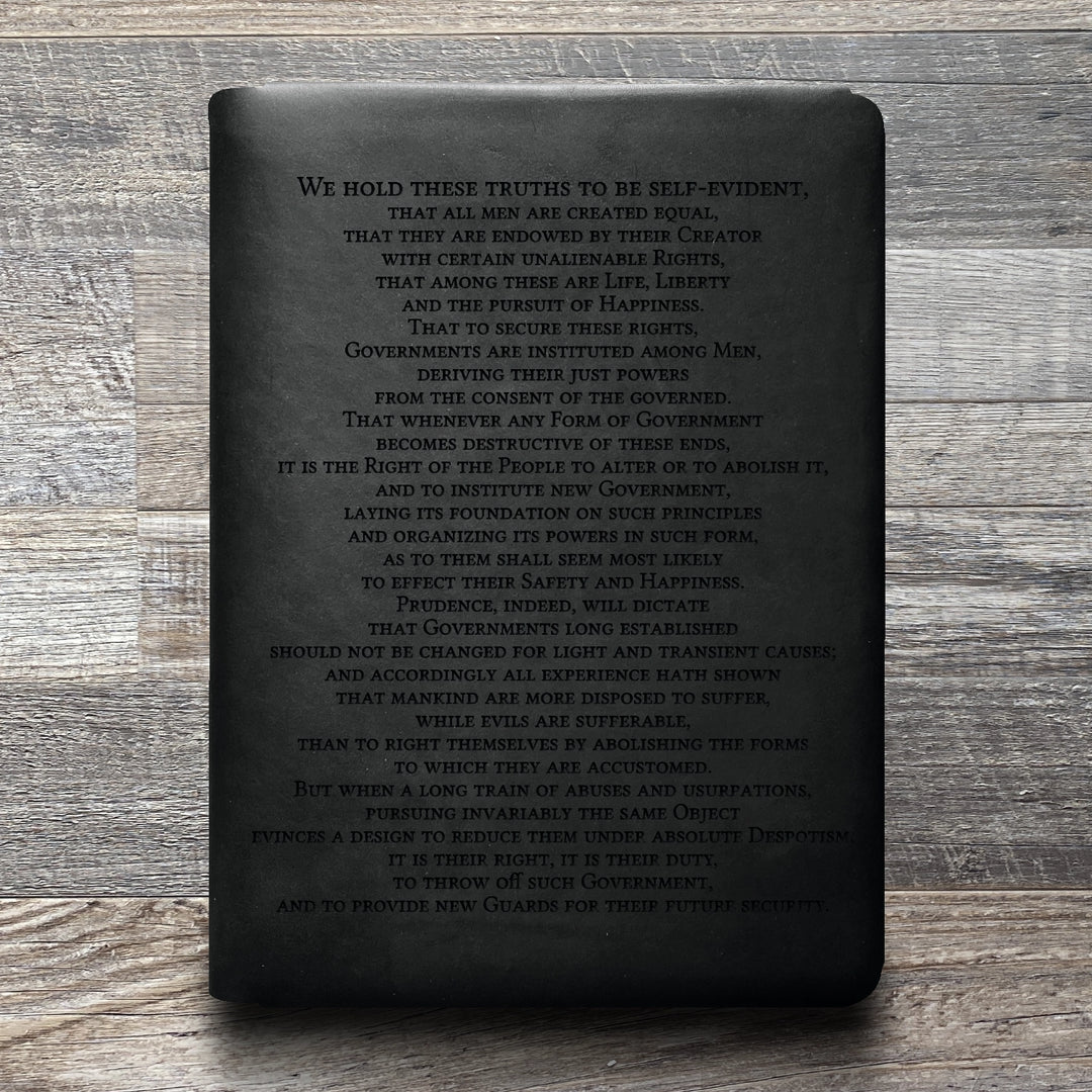 Preamble - Pre-Engraved - Refillable Leather Folios
