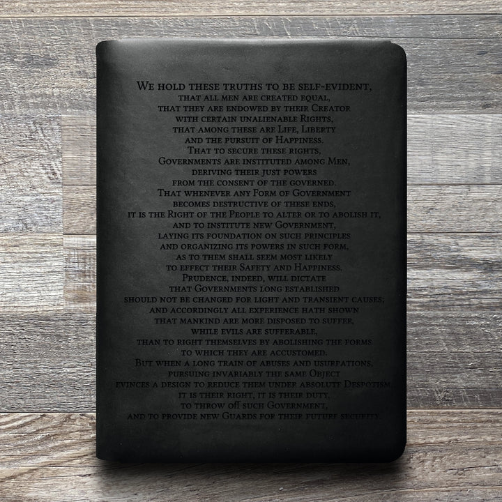 Preamble - Pre-Engraved - Refillable Leather Folios