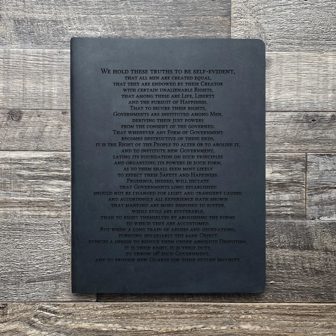 Preamble - Pre-Engraved - Leather Folder
