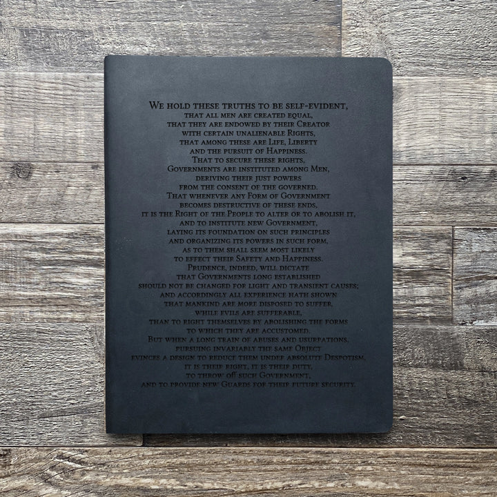 Preamble - Pre-Engraved - Leather Folder