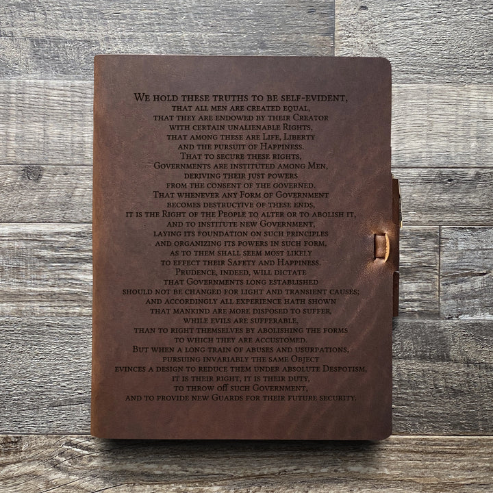 Preamble - Pre-Engraved - Refillable Leather Journals