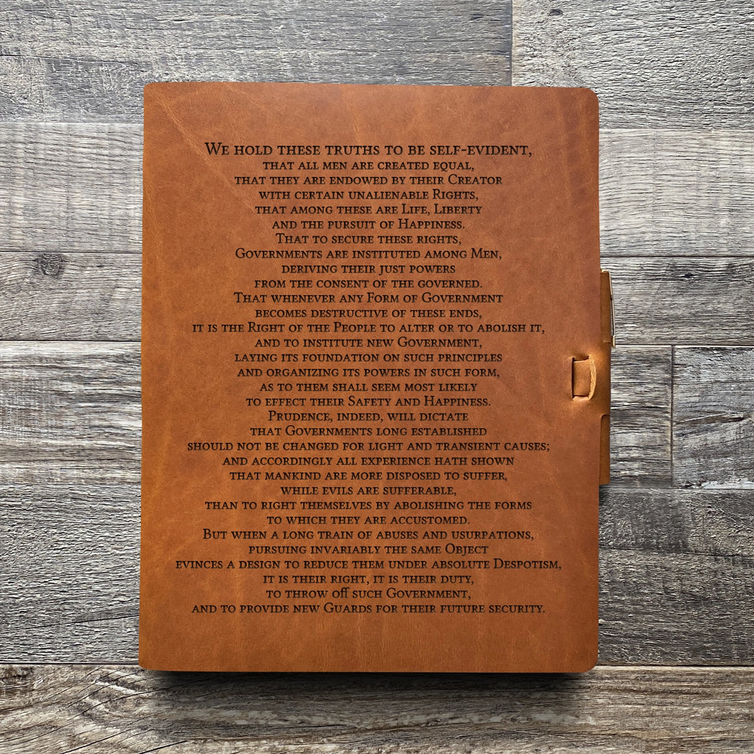 Preamble - Pre-Engraved - Refillable Leather Journals