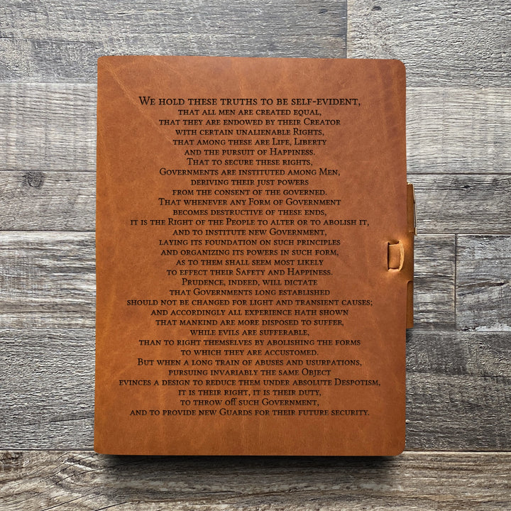 Preamble - Pre-Engraved - Refillable Leather Journals