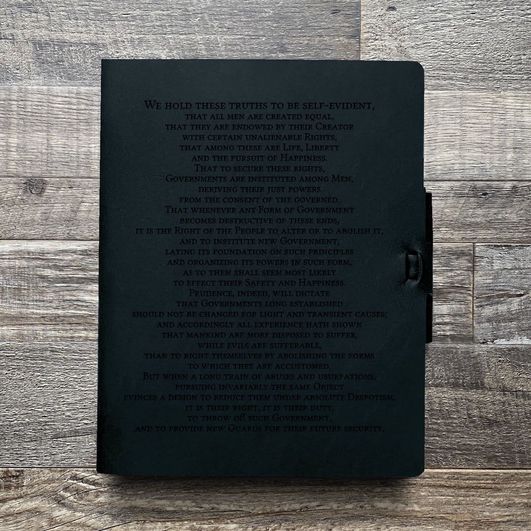 Preamble - Pre-Engraved - Refillable Leather Journals