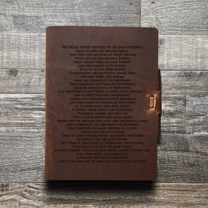 Preamble - Pre-Engraved - Refillable Leather Journals