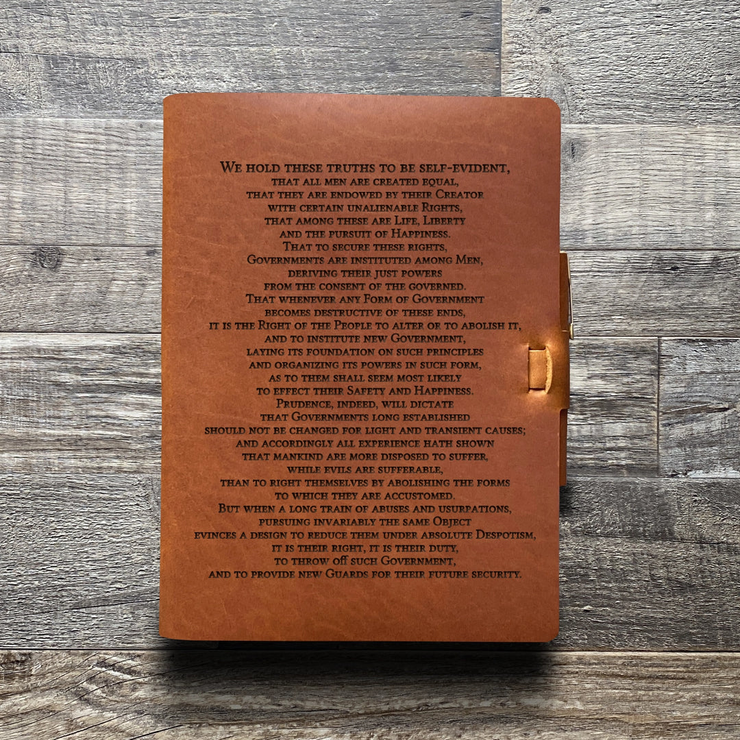 Preamble - Pre-Engraved - Refillable Leather Journals