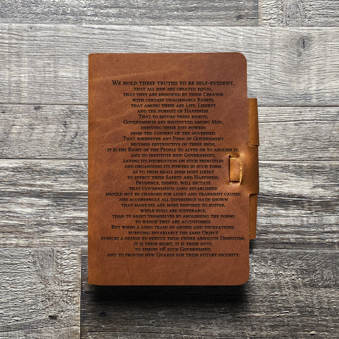 Preamble - Pre-Engraved - Refillable Leather Journals