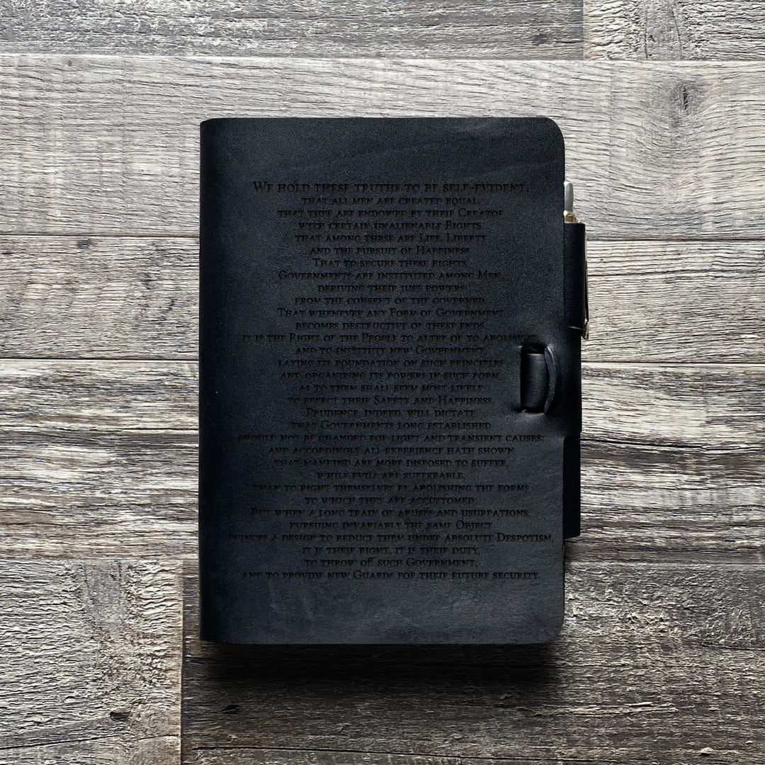 Preamble - Pre-Engraved - Refillable Leather Journals