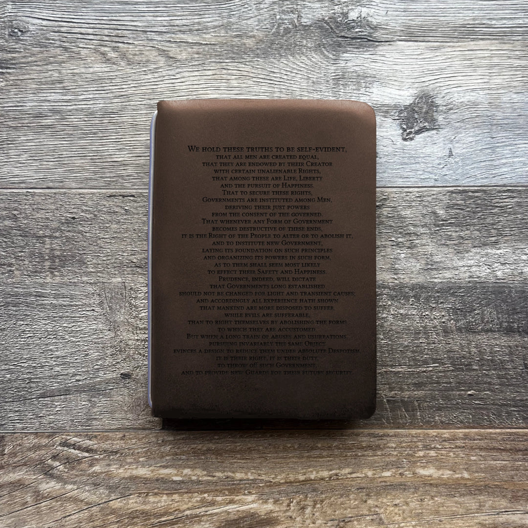 Preamble - Pre-Engraved - Refillable Leather Covers