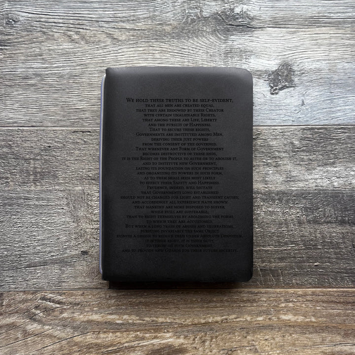 Preamble - Pre-Engraved - Refillable Leather Covers