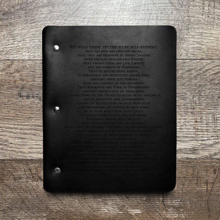 Preamble - Pre-Engraved - Refillable Leather Binders