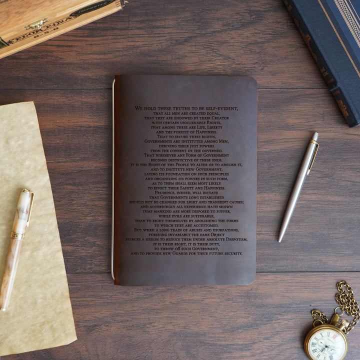 Preamble - Pre-Engraved - Refillable Leather Covers