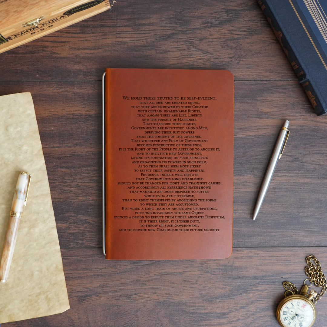 Preamble - Pre-Engraved - Refillable Leather Covers