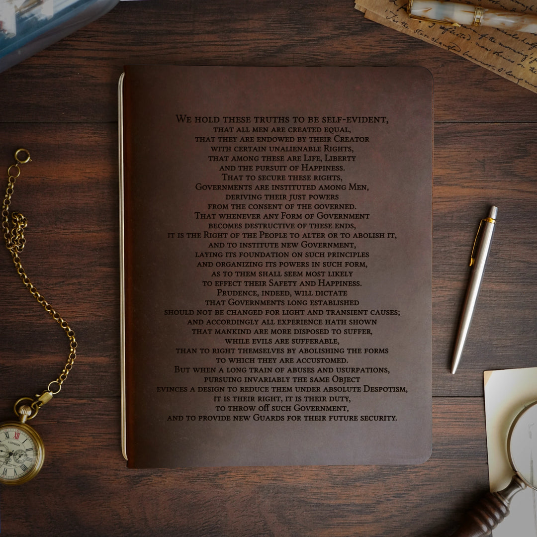 Preamble - Pre-Engraved - Refillable Leather Covers