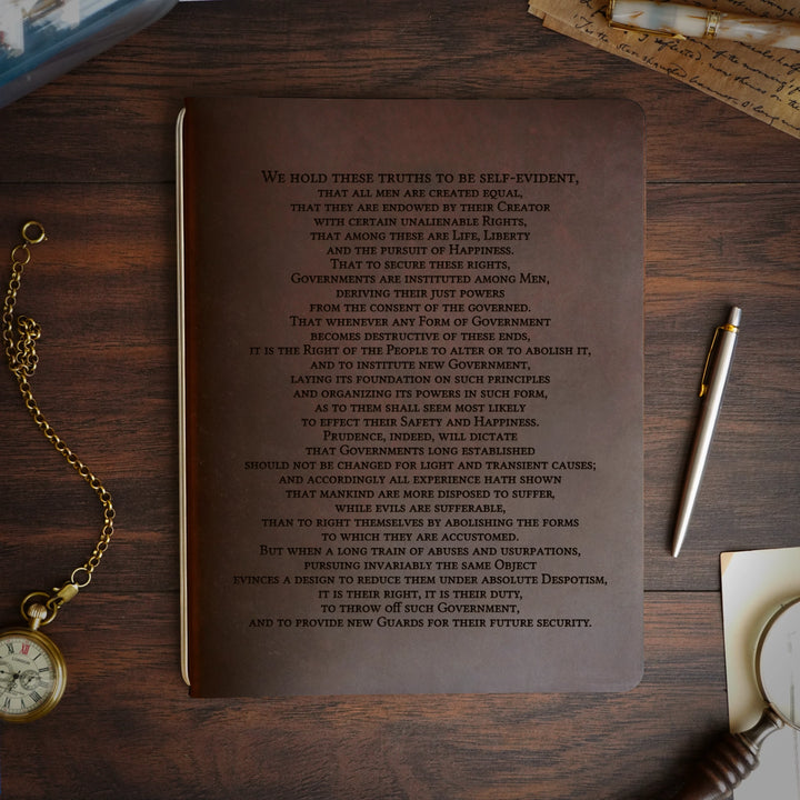 Preamble - Pre-Engraved - Refillable Leather Covers