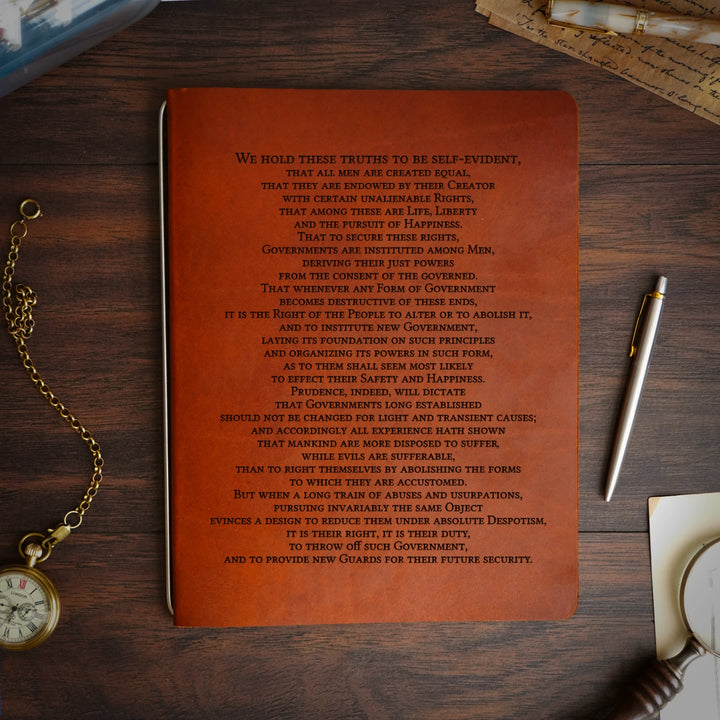 Preamble - Pre-Engraved - Refillable Leather Covers