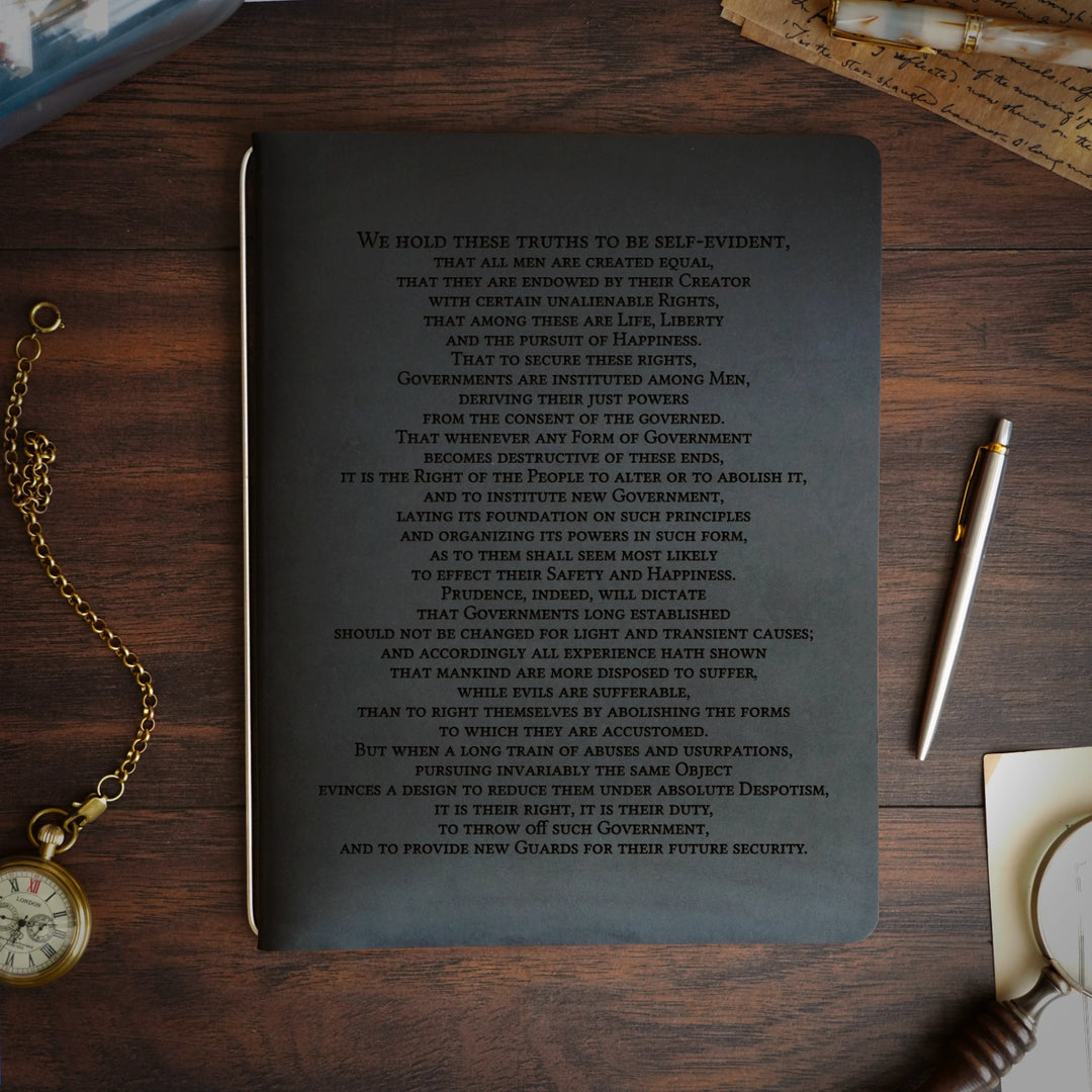 Preamble - Pre-Engraved - Refillable Leather Covers