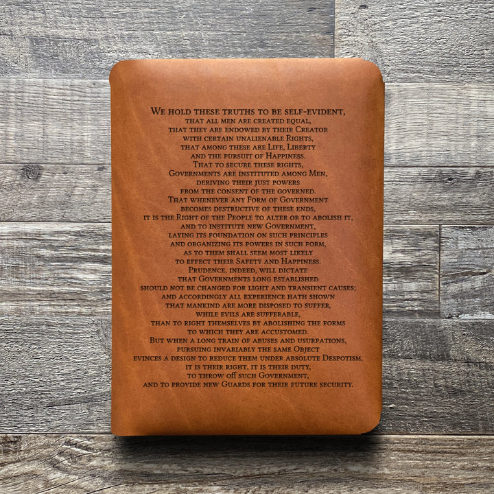 Preamble - Pre-Engraved - Refillable Leather Folios