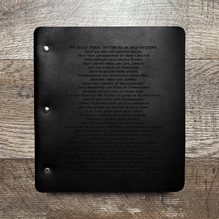 Preamble - Pre-Engraved - Refillable Leather Binders