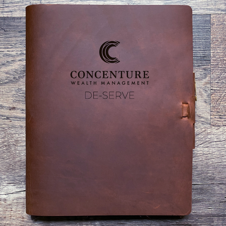 Custom Order Robert G - Composition Cut - Refillable Leather Journal 20231102