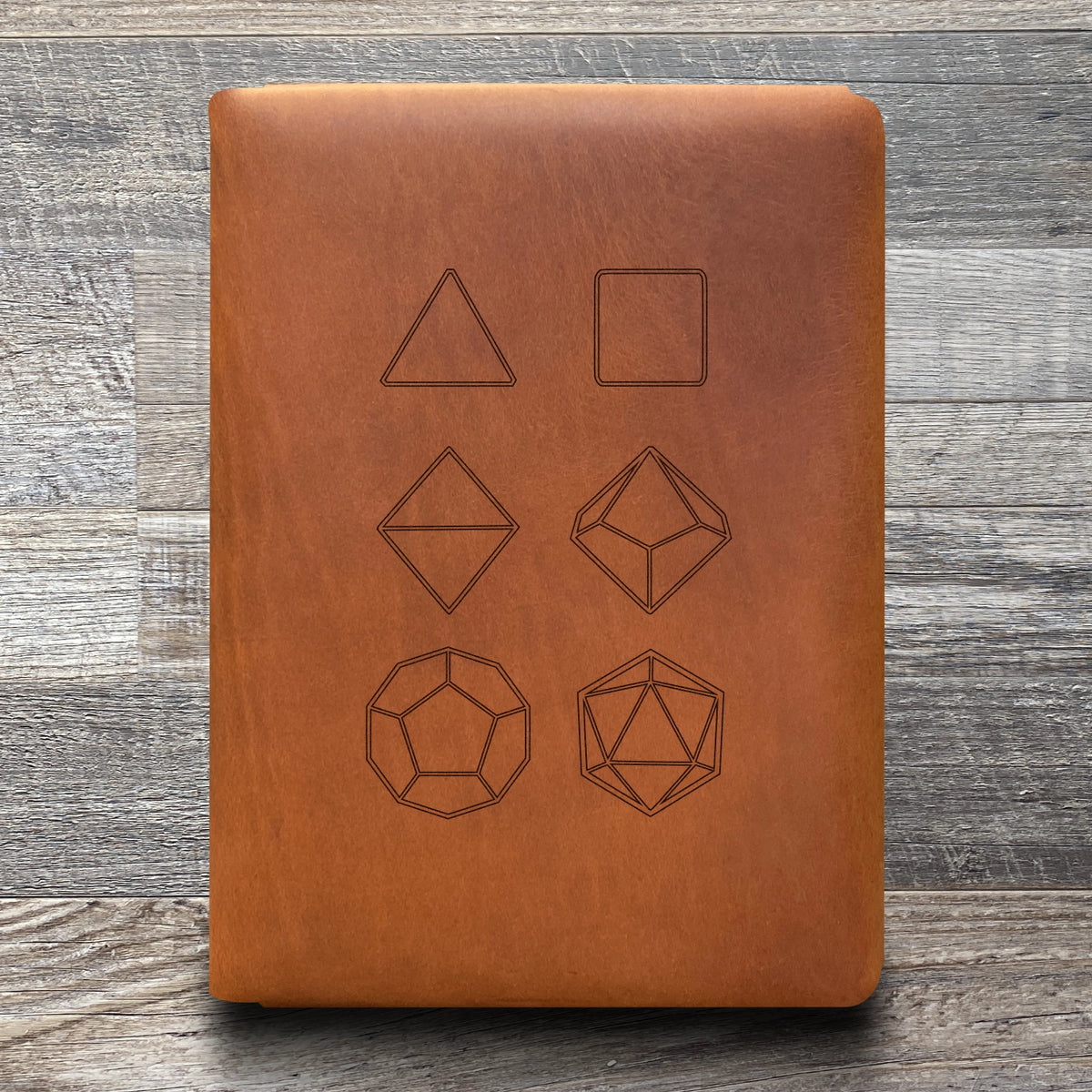 Seven Set - Engraving Design - Refillable Leather Folios