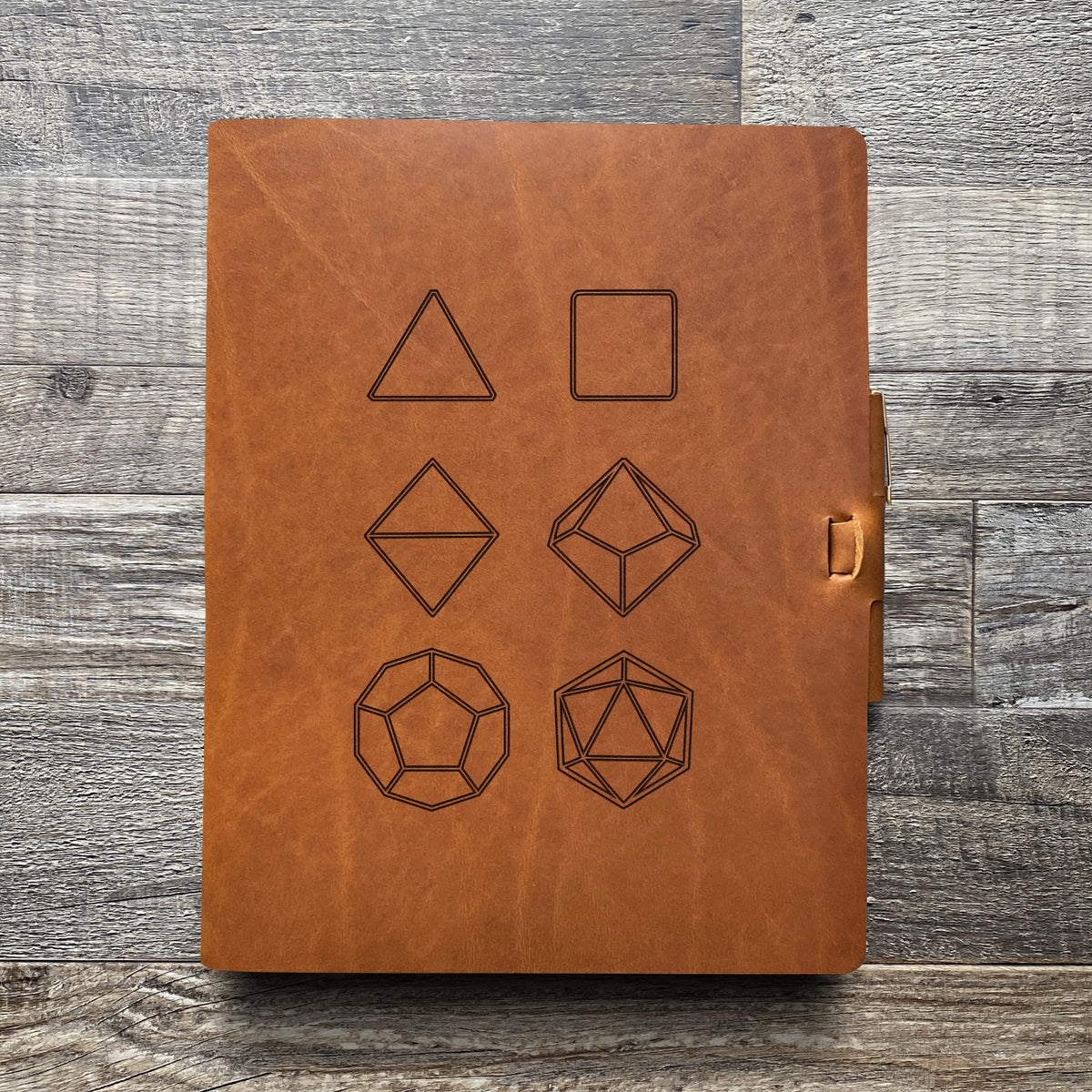 Seven Set - Engraving Design - Refillable Leather Journals