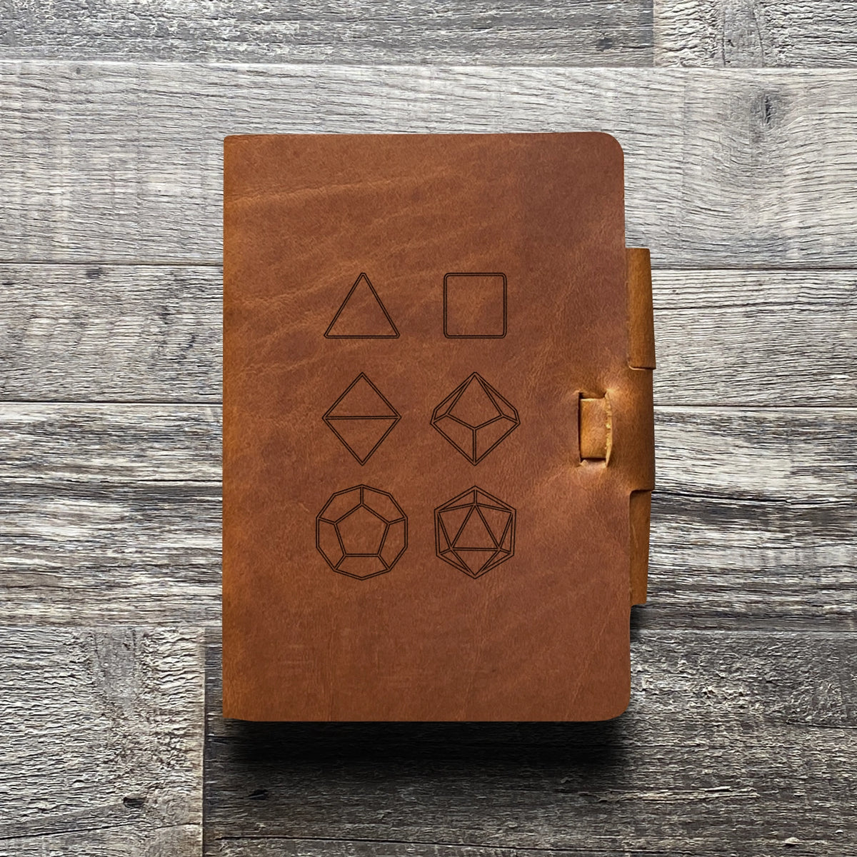 Seven Set - Engraving Design - Refillable Leather Journals