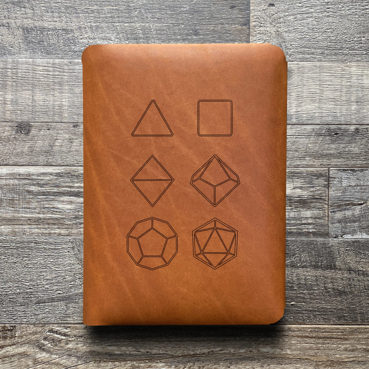 Seven Set - Engraving Design - Refillable Leather Folios