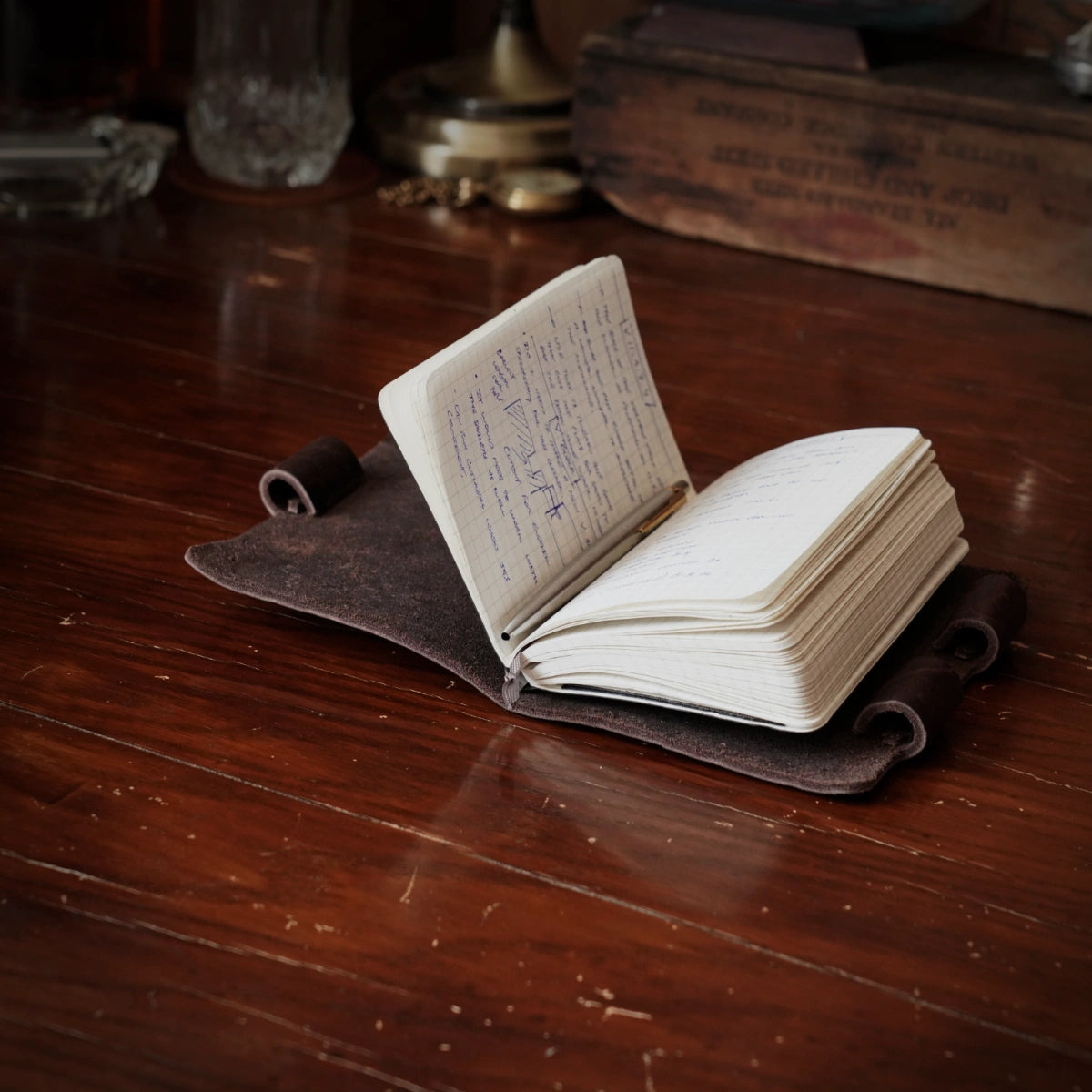 Signature Collection - Mini Cut - Refillable Leather Journal