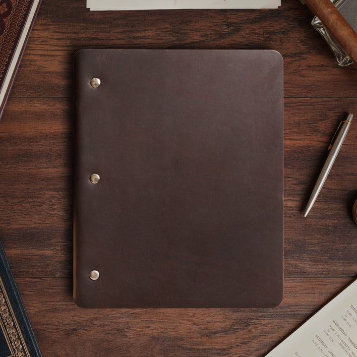 Slim Cut - Refillable Leather Binder