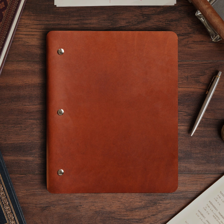 Slim Cut - Refillable Leather Binder